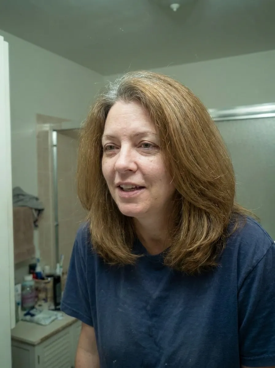 After — fuller, shinier hair